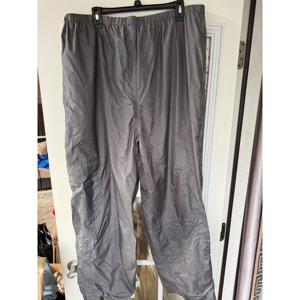 Coleman gray XXL men's rain pants water resistant golf outdoor hiking Gorpcore
